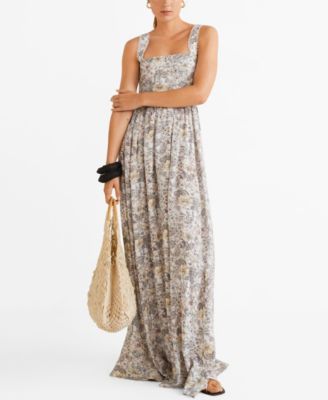 mango back bow dress