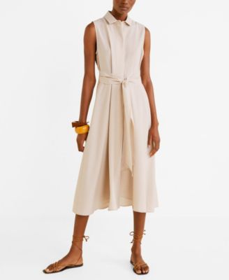 mango midi shirt dress