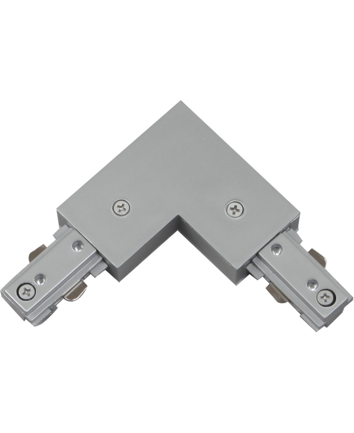 Volume Lighting "l" Connector 90â° 120v 1-circuit/1-neutral Track Systems In Gray