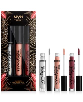 NYX Professional Makeup - 3-Pc. Love Lust Disco Lip Lingerie Gloss Set