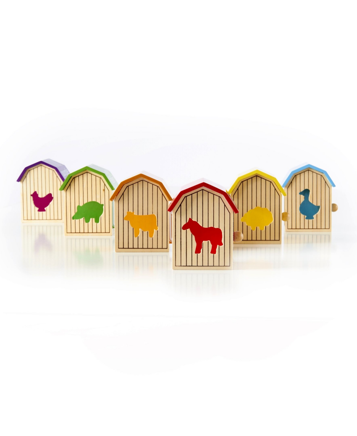 Shop Guidecraft, Inc Guidecraft Barnyard Activity Boxes In Multi-color