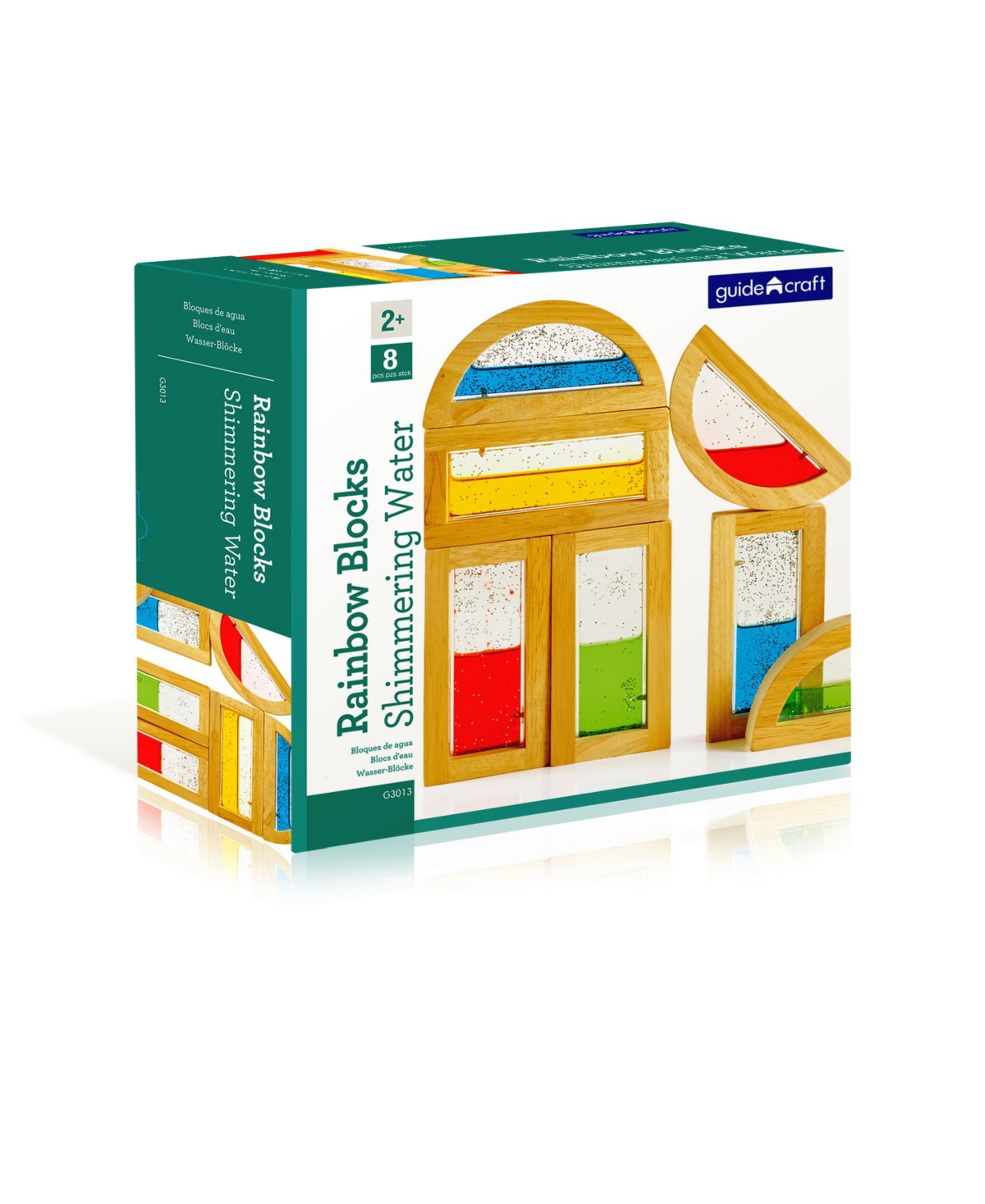 Shop Guidecraft, Inc Guidecraft Rainbow Blocks In Multi-color