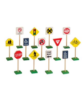 Guidecraft Block Play Traffic Signs