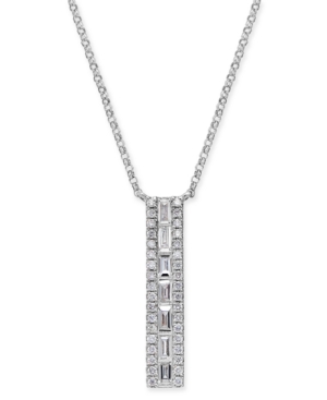 image of Diamond Baguette Vertical Bar 18