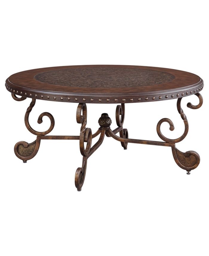 Rafferty round cocktail clearance table