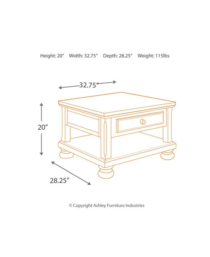 Signature Design By Ashley Ashley Furniture Porter Coffee Table with