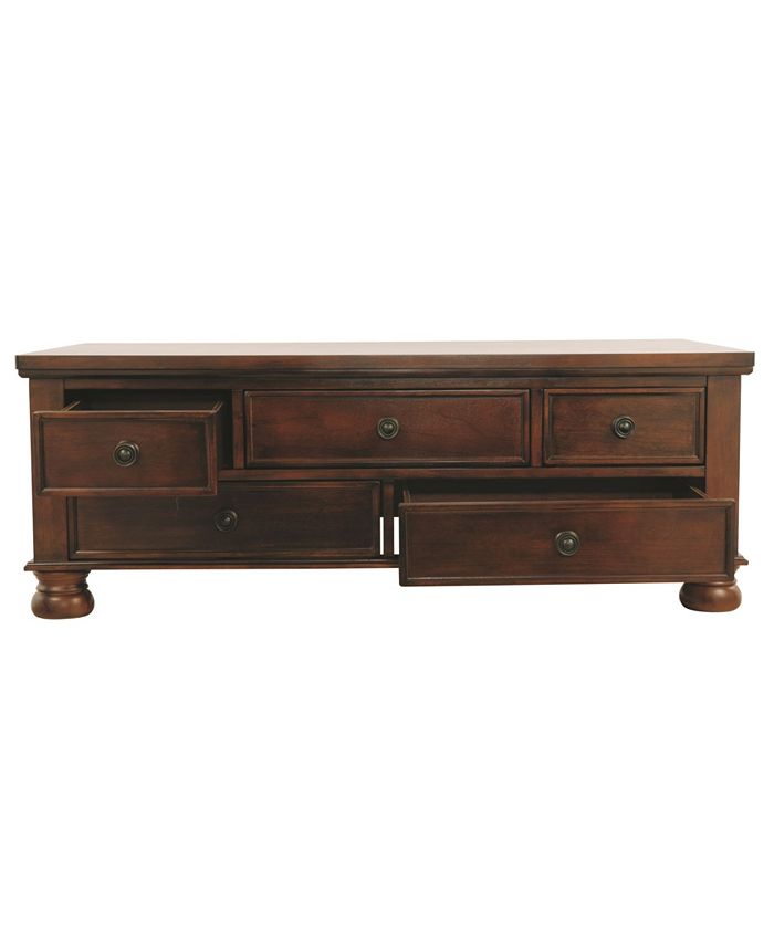 Signature Design By Ashley Ashley Furniture Porter Coffee Table Macy's