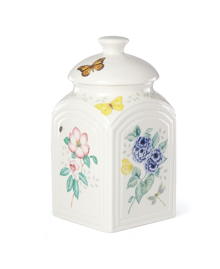 Lenox Butterfly Meadow Kitchen 3 Piece Canister Set, Created ...