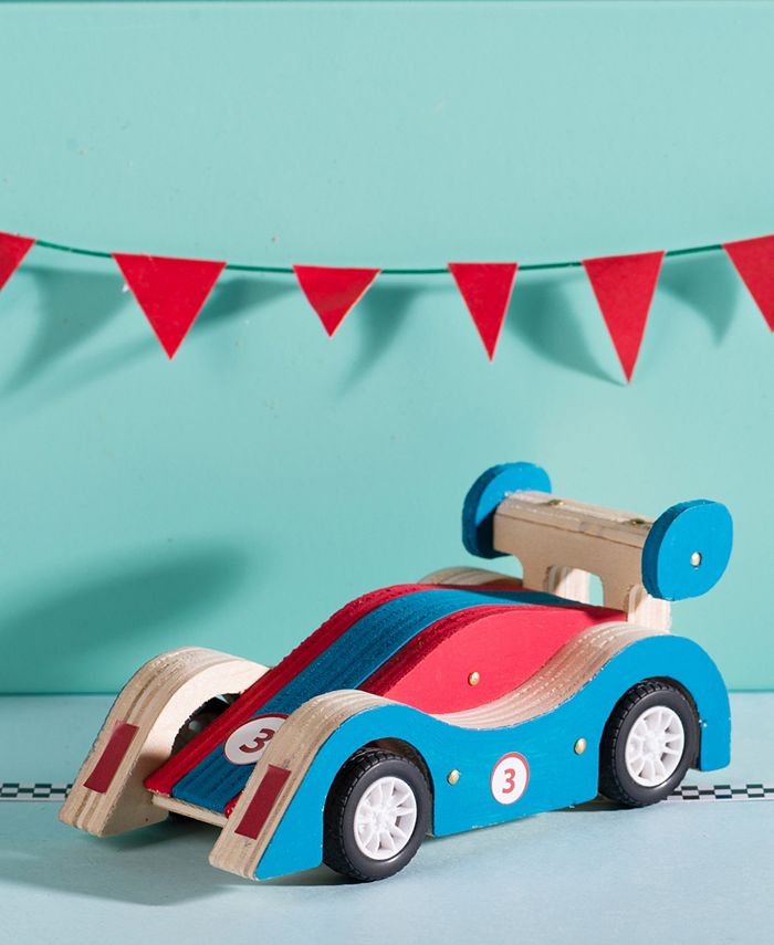 Stanley Jr. DIY Pull Back Racing Cars Kit Macy's