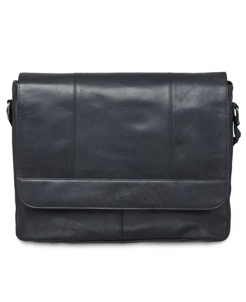 Мужская сумка Mancini Buffalo Collection Laptop Messenger, цвет: Чёрный