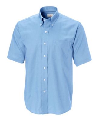Cutter & Buck Men's Short Sleeve Nailshead Shirt - Macy's