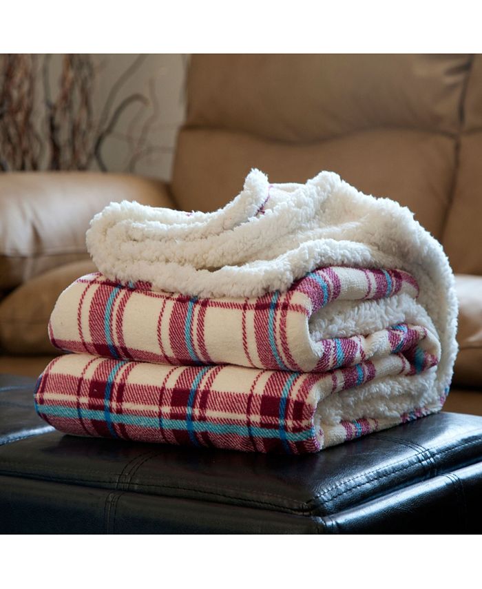 Macy's sherpa blanket outlet