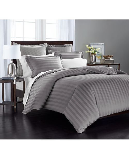 Charter Club Collection Thin Stripe 550 Thread Count 3 Pc King