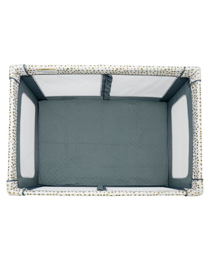 Romp & Roost Luxe Play Yard Gold Tone Pods Macy