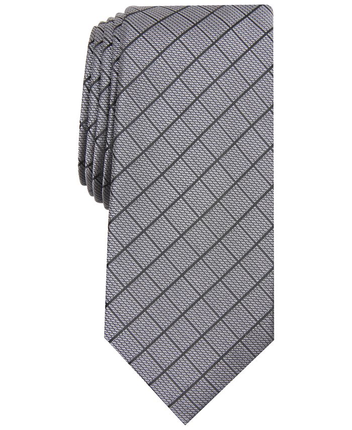 Alfani - Men's Slim Grid Tie