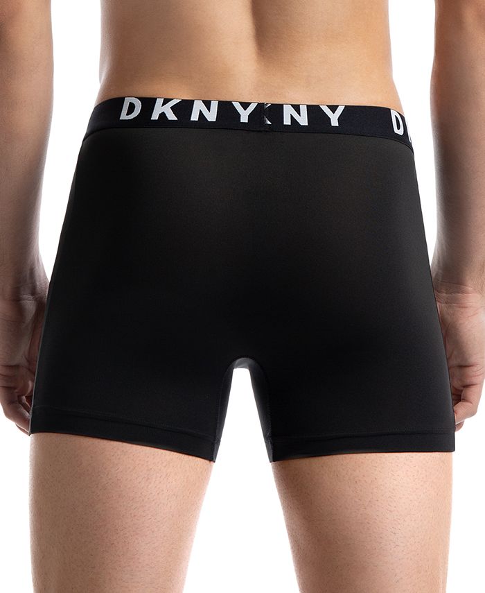 Buy DKNY mens 2 pack boxer brief white orange blue Online