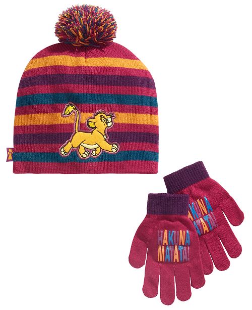 Disney Big Girls 2 Pc The Lion King Hat Gloves Set Reviews