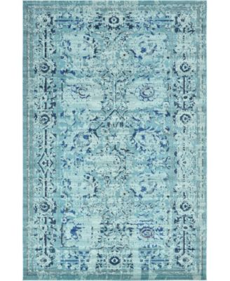 Bayshore Home Sana San4 Area Rug Collection In Turquoise