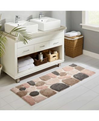 Pebbles Plush Bath Runner, 24" x 60"