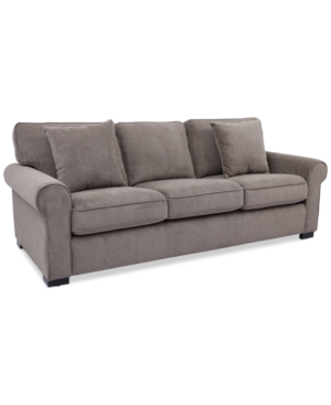 FURNITURE LADLOW 90" FABRIC ROLL ARM SOFA, CREATED FOR MACY'S