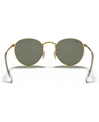 Ray-Ban - ROUND METAL Polarized Sunglasses, RB3447 50