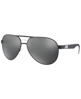Armani Exchange - Wipe clean Metal Imported Frame Shape: Pilot Frame Material: Metal  Gender: Male Eye/Bridge/Temple Width: 61/14/130  Best for Face Shape: Oval  Case or microfiber pouch included