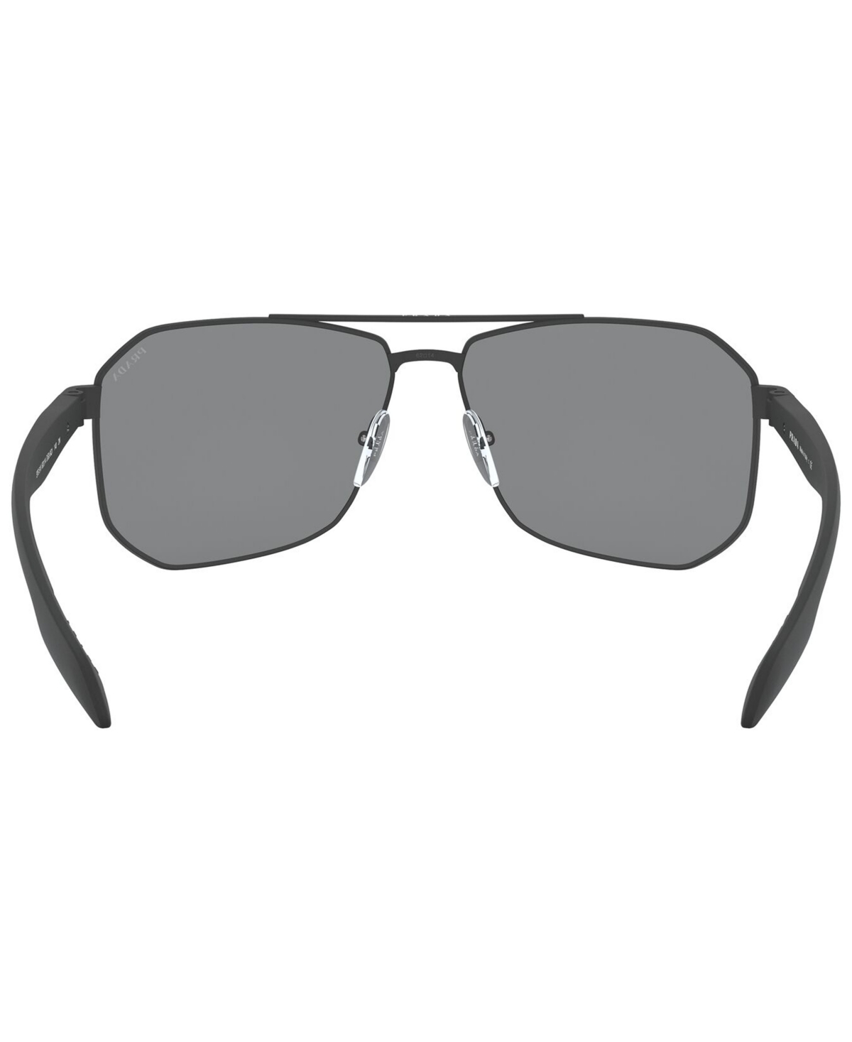 Shop Prada Men's Sunglasses, Ps 51vs 62 In Black Rubber,dark Grey Mirror Blue,red