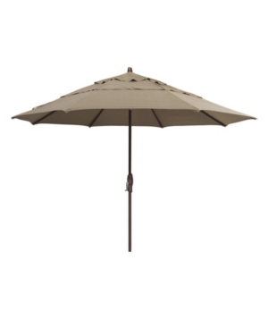 Patio Umbrella Outdoor Bronze 11' Auto-Tilt