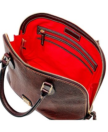 Dooney and bourke lizard embossed zip zip best sale satchel