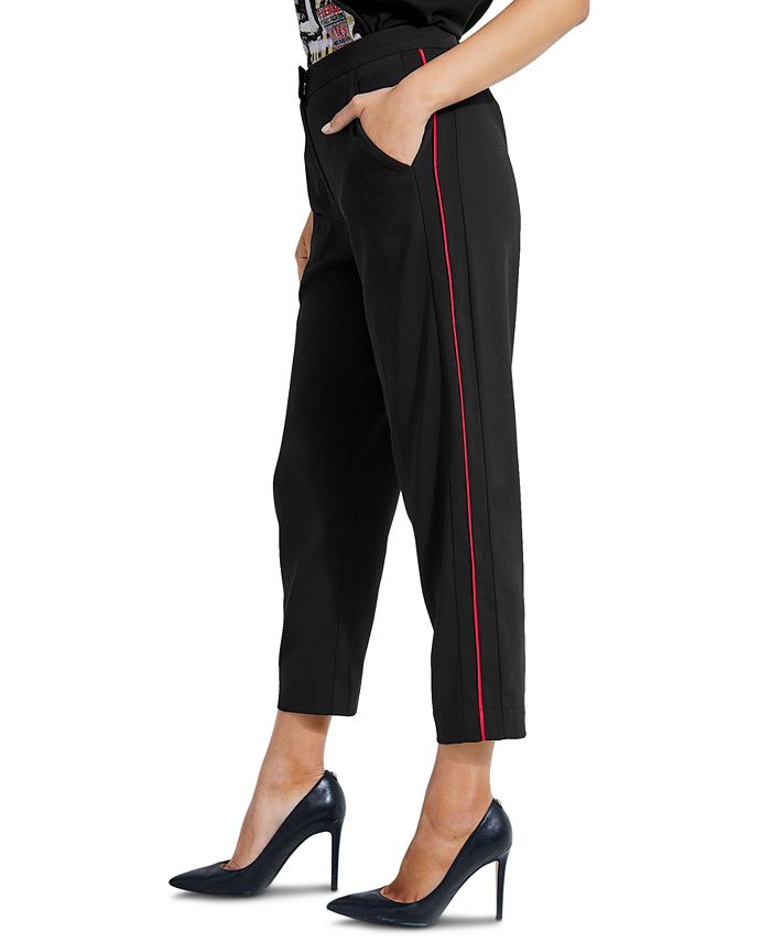 GUESS Wessen Cropped Tuxedo Pants Macy's
