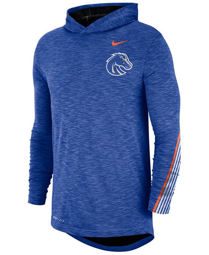 Boise State Broncos Nike Men's Sideline Long Sleeve Hoodie (Grey