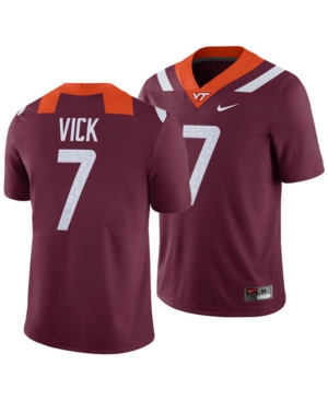 Nike Men's Michael Vick Virginia Tech Hokies Player Game Jersey