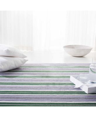 Leopold Stripe LRL2462G Lilac Outdoor Area Rug Collection