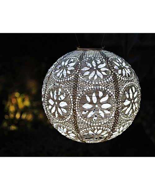 Allsop Home & Garden Soji Stella Boho Globe Solar Lantern ...