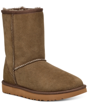 Ugg Landry Stretch Suede Booties In Eucalyptus Spray Green