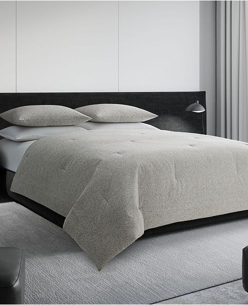 Vera Wang Bamboo Leaves King Duvet Cover Set Reviews Duvet
