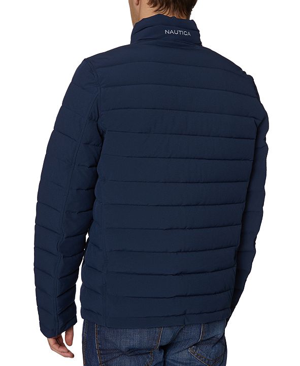 Nautica Men's MidWeight Stretch Reversible Puffer Jacket & Reviews