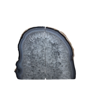 Nature's Decorations - Premium Agate Large Bookends