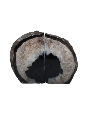 Nature's Decorations - Premium Agate Large Bookends