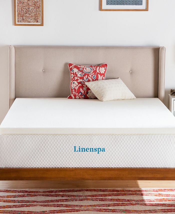 Linenspa 2" ActiveRelief Memory Foam Mattress Topper, California King