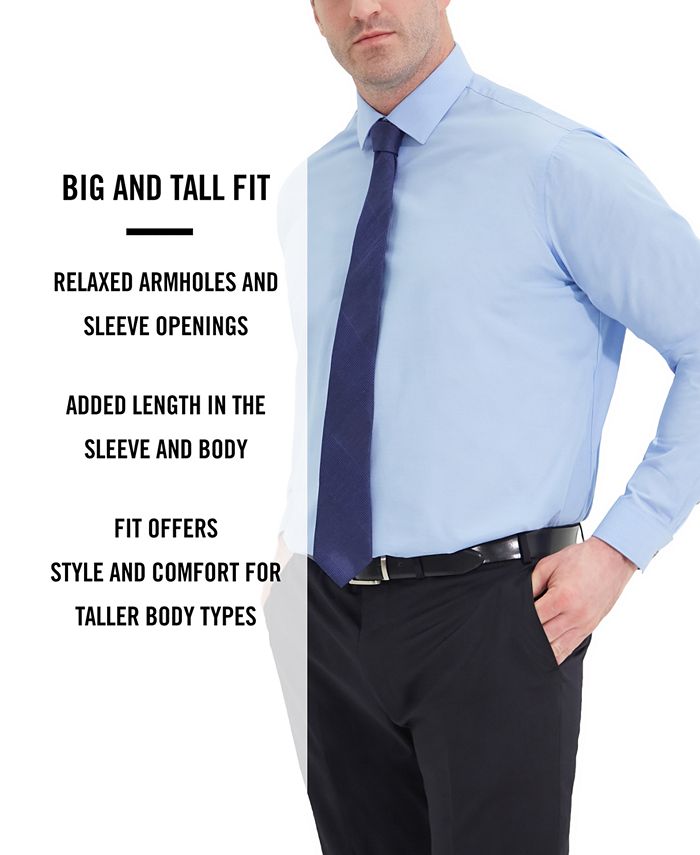 Kenneth Cole Men's Big & Tall Classic-Fit Dress Shirt - Macy's