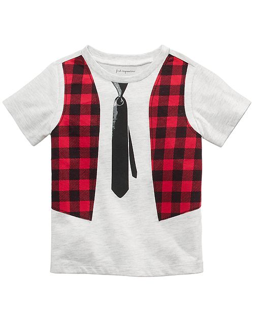 First Impressions Baby Boys Punk Rock Tie T Shirt Created For Macy S Reviews Shirts Tops Kids Macy S
