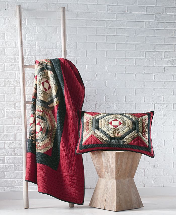 Martha Stewart Collection Artisan Patchwork King Quilt, Created for