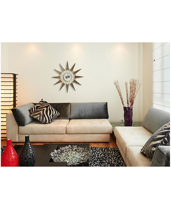 Infinity Instruments Starburst Wall Clock Macy's