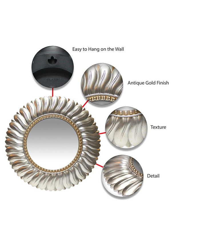 Infinity Instruments Round Wall Mirror Macy's