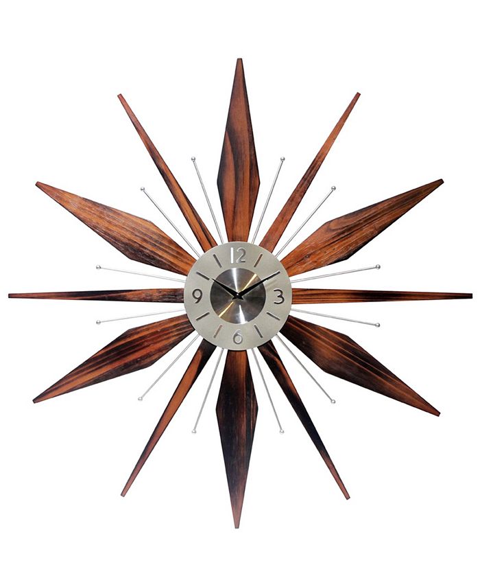 Infinity Instruments Starburst Wall Clock Macy's