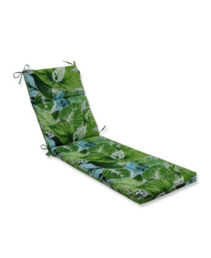 Pillow Perfect Printed Outdoor Chaise Lounge Cushion In Jungle Floral