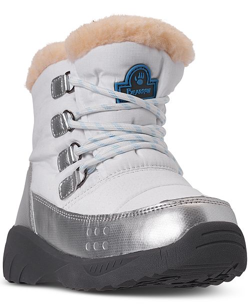 Bearpaw Little Girls Tundra Winter Boots From Finish Line