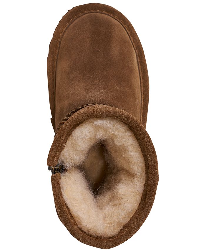 BEARPAW Toddler Girls Elle Zipper Casual Boots from Finish Line