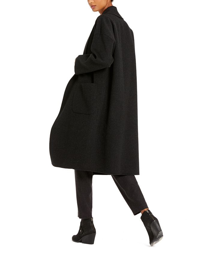 Eileen Fisher Shawl-Collar Open-Front Coat & Reviews - Coats & Jackets ...